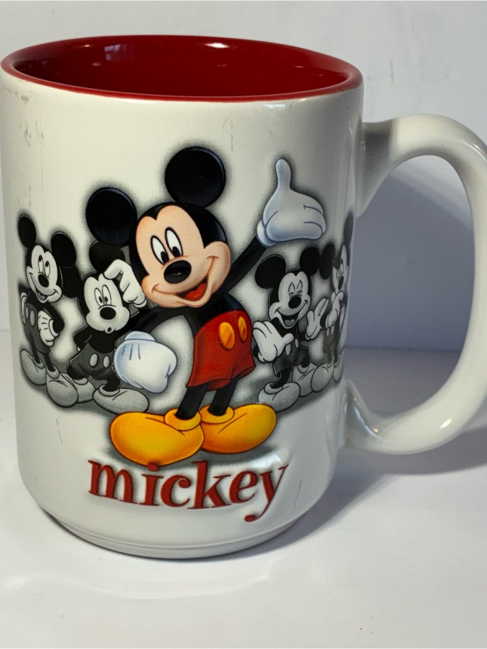 Disney Parks Authentic Original Mickey Mouse Retro Ceramic Mug